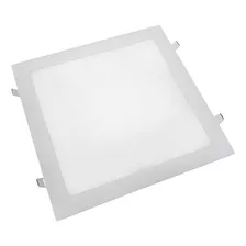 Plafon Painel Slim Quadrado Embutir Led 24w Bivolt 30x30cm Cor Branco 110v/220v (bivolt)