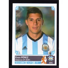 Copa America 2015. Figurita N° 128. Enzo Perez. Mira!!!!