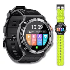 Relógio Smartwatch Rover-x Tela Hd 1.39 + Pulseira Verde Lim