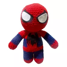 Amigurumi Spiderman De 30 Cm