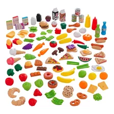 Juego De Comidita Comida Niños 115 Pzas Kidkraft Color Multicolor