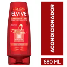  Acondicionador Color Vive 680ml Elvive Nutrición Y Protección