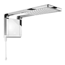 Chuveiro Elétrico De Parede Lorenzetti Acqua Ultra Storm Branco-cromado 6800w 220v