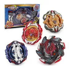 Set Beyblade Burst 4 Unidades Con Bey Estadio 