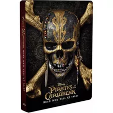 Blu-ray Steelbook 3d + 2d Piratas Do Caribe Vingança Salazar