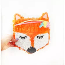 Mini Piñata Zorro Zorrito Fox Souvenirs Cajita Golosinera