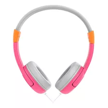 Auriculares Multilaser Ph378 Kids Micrófono Color Rosa