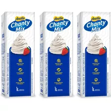 Kit 3 Un Chantilly Creme Amélia Chanty Mix Caixa 1l Vigor