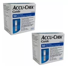 Tiras De Glicemia Fitas Accu Chek Guide 100 Unidades