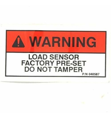 Foto de Brand: Auto Crane Decal,warning Load Sensor Pre-set B