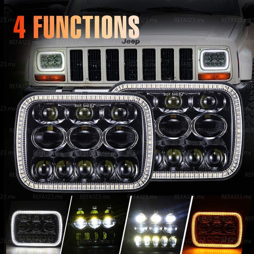 Faros Led Jeep Cherokee 2000 2001u6h Foto 2