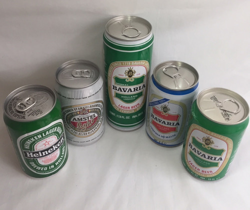 Latas De Las Marcas Holandesas Bavaria Amstel Heineken