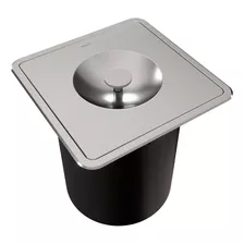 Lixeira De Embutir Quadrada Inox 6l Docol