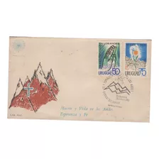 1973 Tragedia De Los Andes Filatelia Sobre Fdc Con Sellos