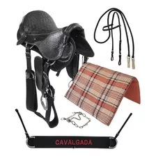 Sela De Cavalgada Australiana Tradicional Completa + Itens 