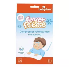 Fever Friends Compressas Para Alívio Da Febre 4 Unidades