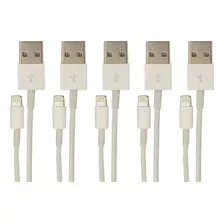 Visiontek Lightning A Usb Blanco Cable De 1 Metro 5 Paquete