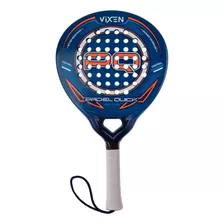 Paleta Padel Quick Paddle Fibra Vidrio Carbono Flex 40 Mm Color Azul/naranja 2