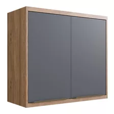 Armário Aéreo Para Cozinha 80cm 2 Portas Viena Edez