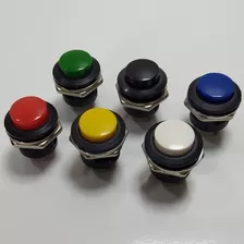 12 Peças | Chave Push Button Tipo Start Bujão R13-507 