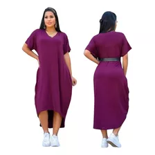 Roupa Feminina Vestido C/ Bolso Atacado Plus Size Lançamento