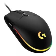 Mouse Logitech G203 Lightsync Optical 8000 Dpi Rgb Black