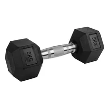 Mancuerna Hexagonales Hierro Recubierto Dumbbell 5kg