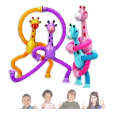 Girafa Brinquedo Pop It Tubo Estica Gruda Anti Stress Tiktok