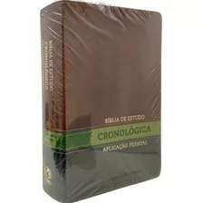 Biblia De Estudo Cronológica Aplicação Pessoal Tarja Verde + Caixa Luxo