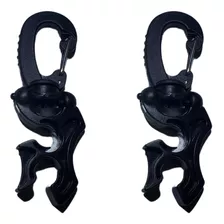 Clip Holder - Gancho Sujetador Mangueras De Buceo Negro