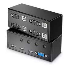 Conmutador Kmv 4 En 1 - Vga - Usb Y 3 Dispositivos Usb