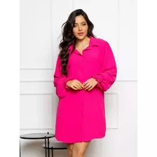 Vestido Xadrez Viscose Modinha Camisão Inverno Chamise