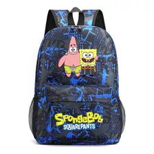 Mochila Coreana Para Mujer, Diseño De Grafiti, Bob Esponja