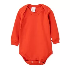 Body Bebé Manga Larga Algodón 100% Cuello Americano 3m A 18m