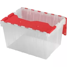 Akro-mils 66486clred - Caja De Almacenamiento De Plastico 