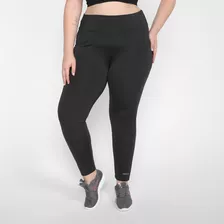 Calça Legging Rainha Classic Joy Ii Plus Size Preta 4421125