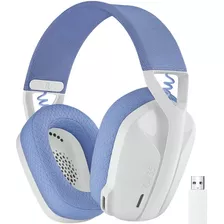 Auriculares Gamer Inalámbricos Logitech G G Series G435 Blanco Crudo Y Lila