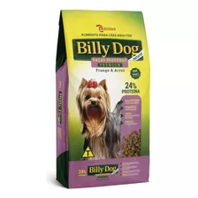 Ração Cachorro Billy Dog Raças Pequenas Frango E Arroz 8 Kg