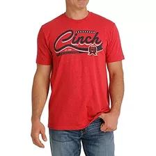 Cinch Camiseta Con Logo Rojo Para Hombre Rojo S