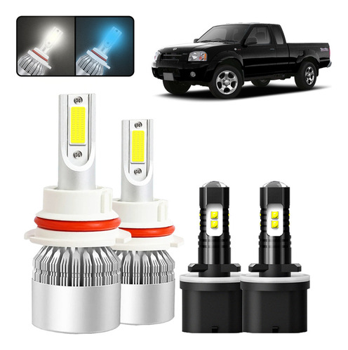 Kit Luces Led 9007 H11 Luz Alta/baja/niebla Para Nissan nissan FRONTIER