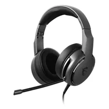 Auriculares Gamer Msi Immerse Gh40 Enc Usb-a Usb-c Color Gris Oscuro