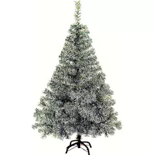 Árbol De Navidad Nevado Canadiense Lujo 1,50m.p.metal Sheshu