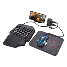 Kit De Teclado Y Ratón Para Juegos Luminous Mechanical Con U