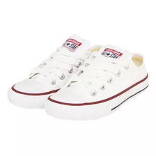 Tênis Infantil All Star Cano Baixo Branco Converse Original 