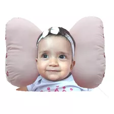  Almofada Apoio Para Cabeça Bebê Rosa (0m+) Happy Line 