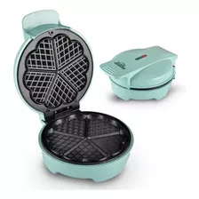 Wafflera Electrica 850w Maquina Wafle Corazón Color Menta 110v