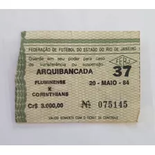 Ingresso Semi Final Brasileiro 1984 Fluminense Corinthians