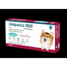 Simparica Trío 10 A 20 Kg 1 Tableta 