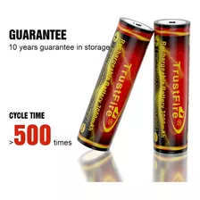 Pilhas Trustfire 18650 3,7v 3000mah Kit C/02unidades