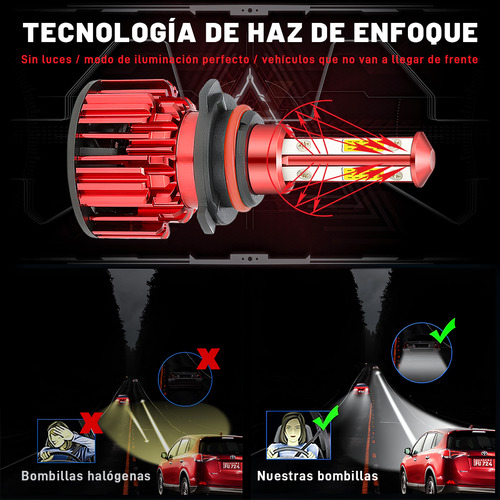 32000lm Kit De Focos Led 9005 9006 Alta/baja Chevrolet Foto 3